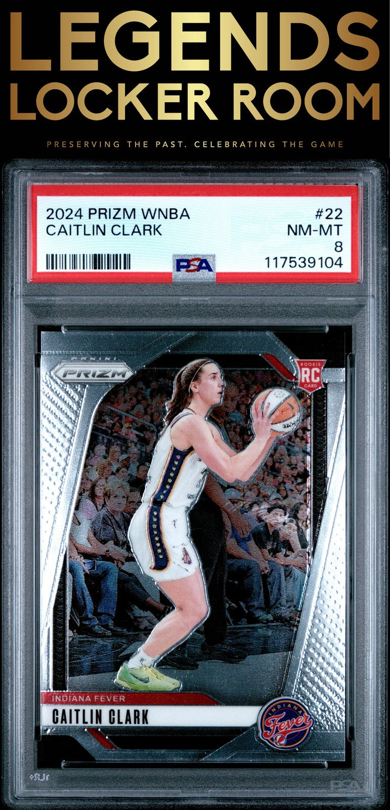 2024 Panini Prizm Wnba #22 Caitlin Clark PSA 8