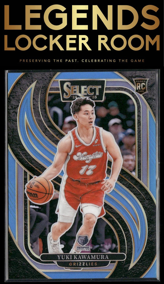2024-25 Panini Select #168 Yuki Kawamura Light Blue Prizm #/299