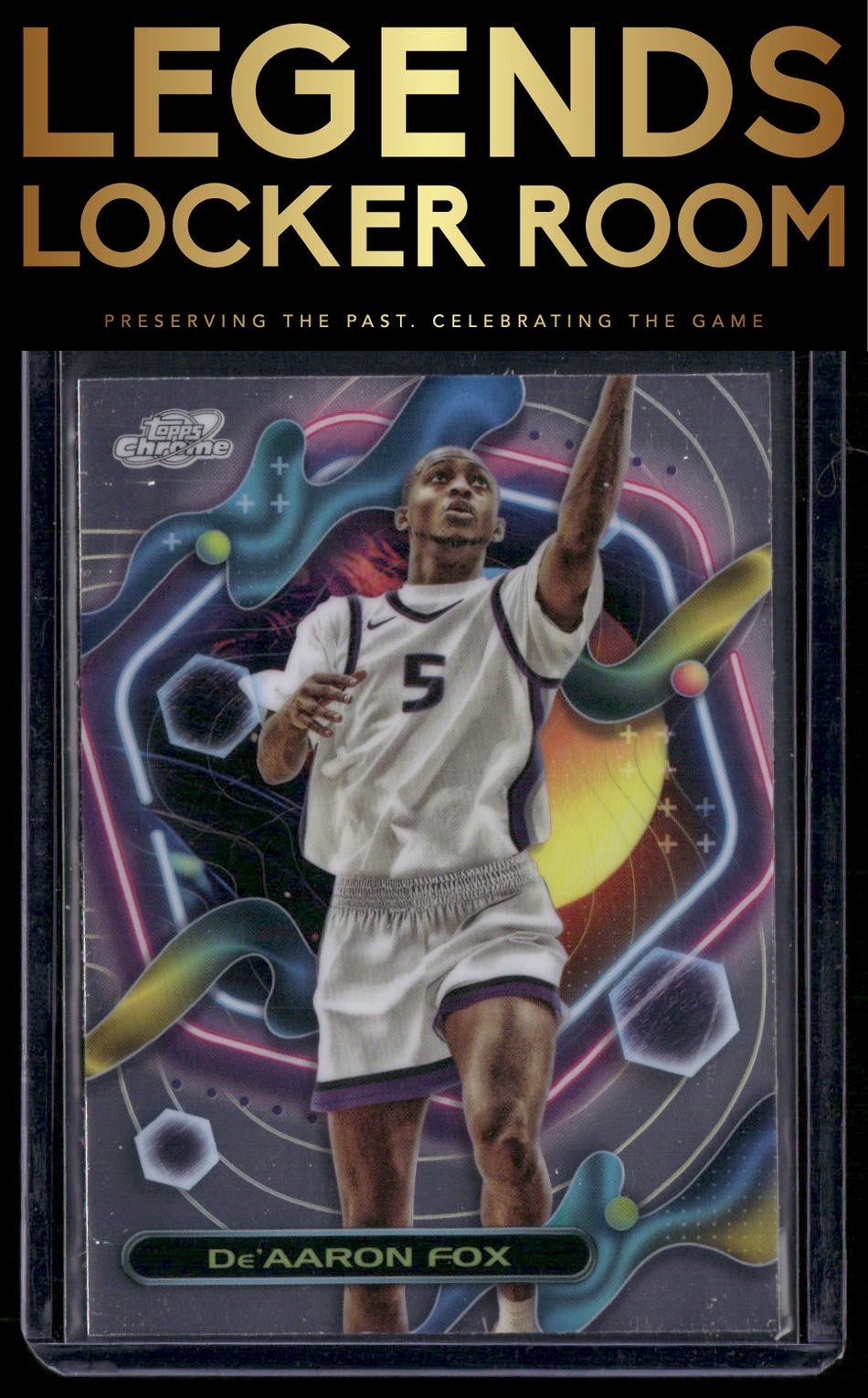 2023-24 Topps Chrome Cosmic #107 De'Aaron Fox
