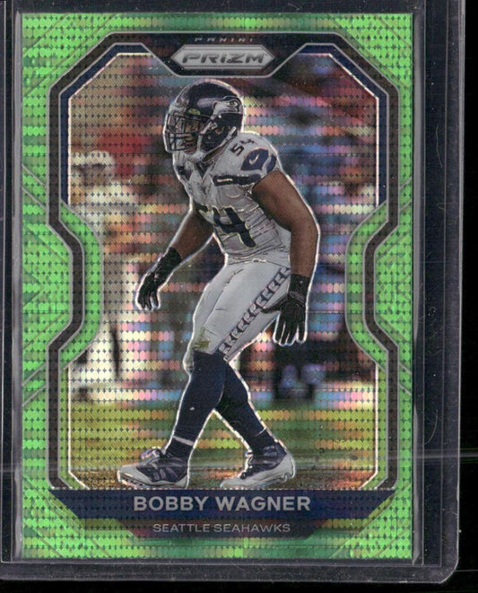 2020 Panini Prizm #296 Bobby Wagner Neon Green Pulsar