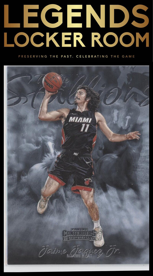 2023-24 Panini Contenders #2 Jaime Jaquez Jr. Rookie Stallions