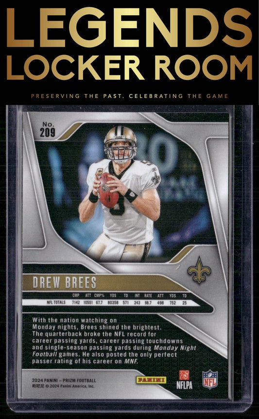 2024 Panini Prizm #209 Drew Brees