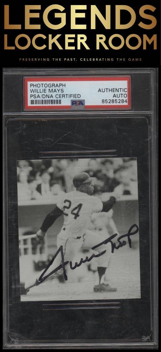 Willie Mays Photograph Autograph PSA