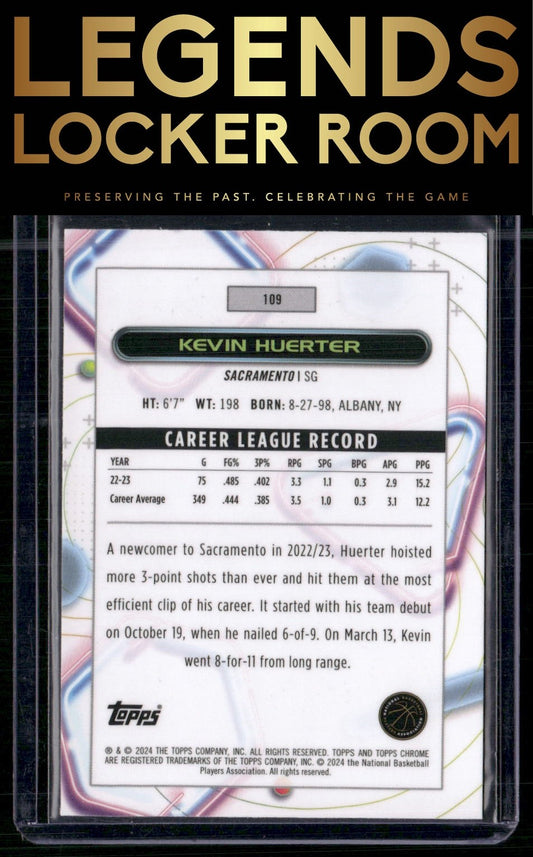 2023-24 Topps Chrome Cosmic #109 Kevin Huerter