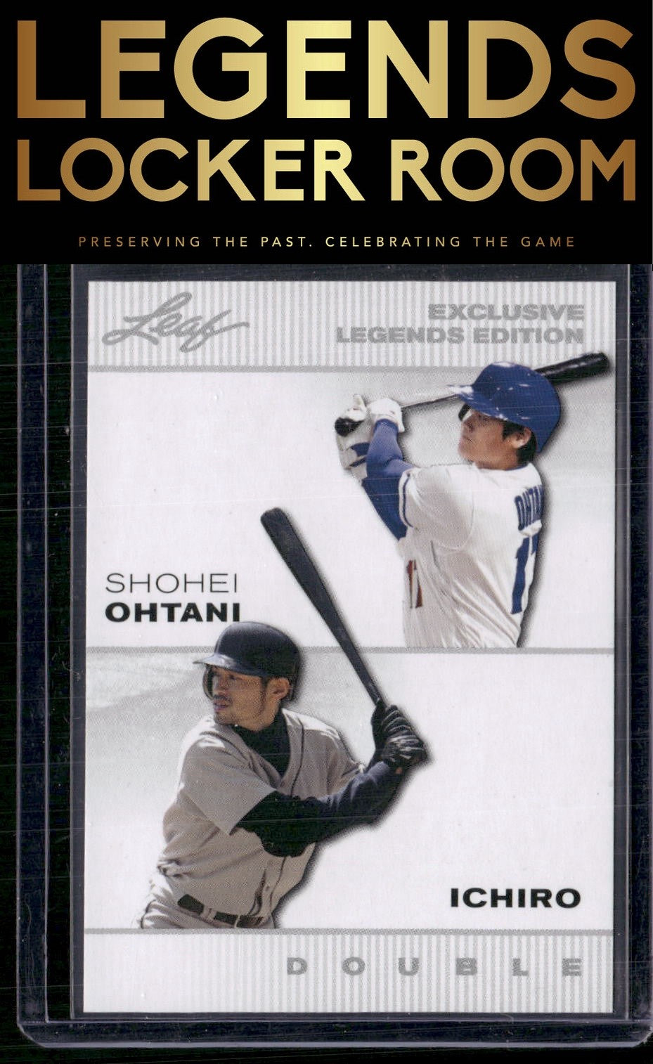 2023 Leaf #ELE-03 Shohei Ohtani / Ichiro Exclusive Legends Edition