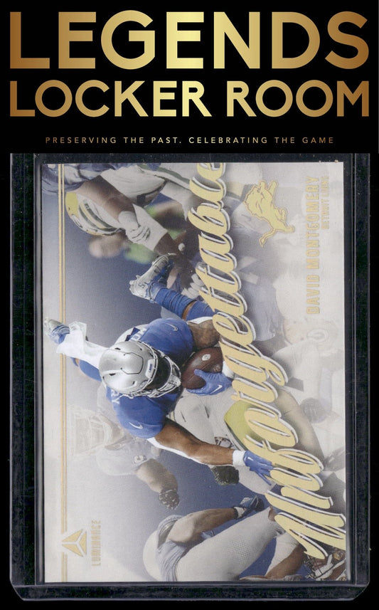 2024 Panini Luminance #UNF-DMY David Montgomery Unforgettable