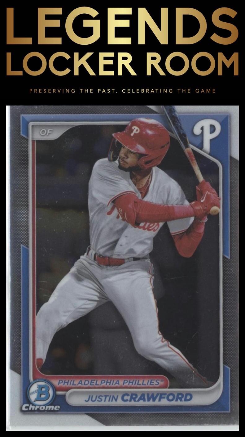 2024 Bowman #BCP-17 Justin Crawford Chrome Prospects