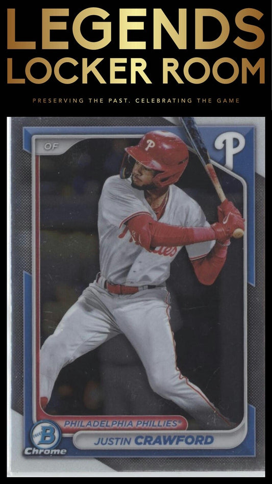 2024 Bowman #BCP-17 Justin Crawford Chrome Prospects