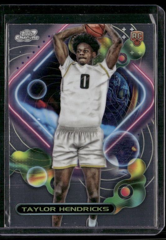 2023-24 Topps Chrome Cosmic #159 Taylor Hendricks