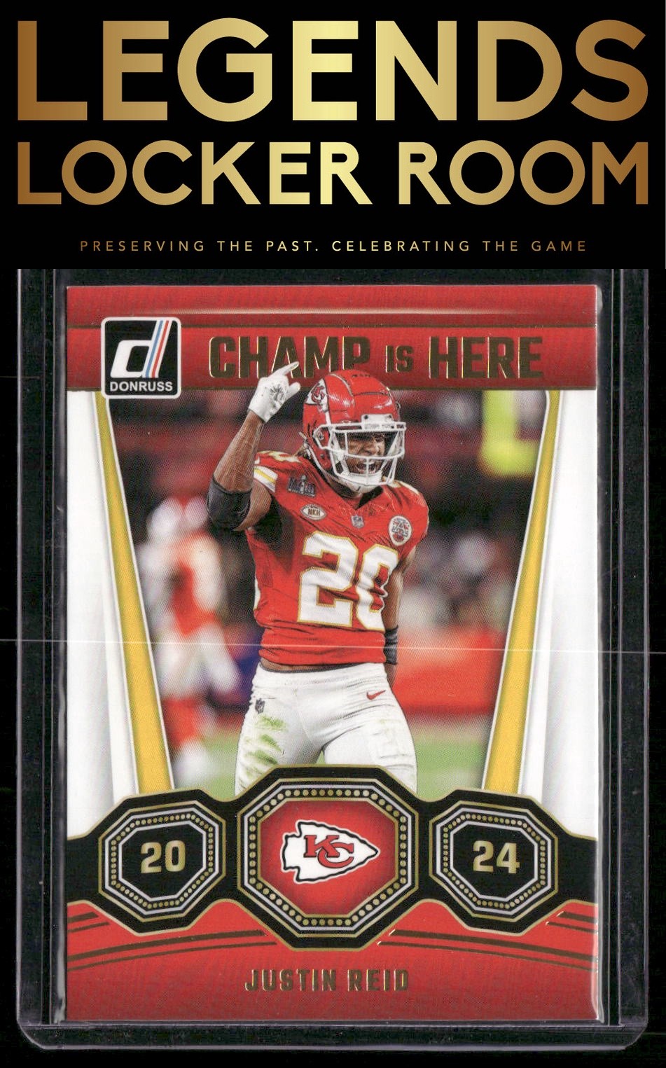 2024 Donruss #13 Justin Reid Champ is Here