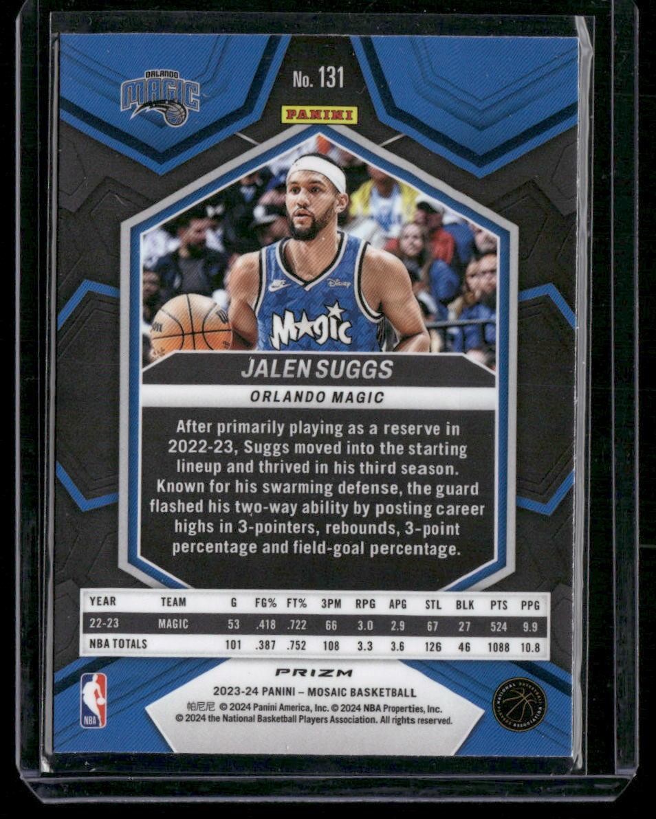 2023-24 Panini Mosaic #131 Jalen Suggs Mosaic