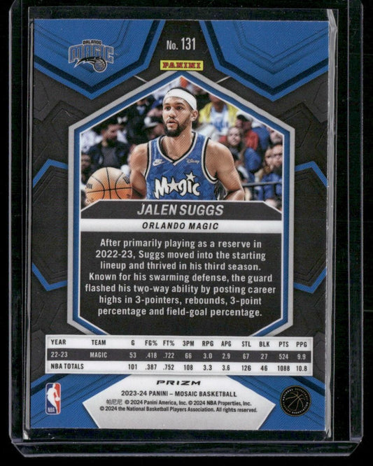 2023-24 Panini Mosaic #131 Jalen Suggs Mosaic