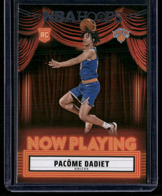 2024-25 Hoops #29 Pacome Dadiet Now Playing