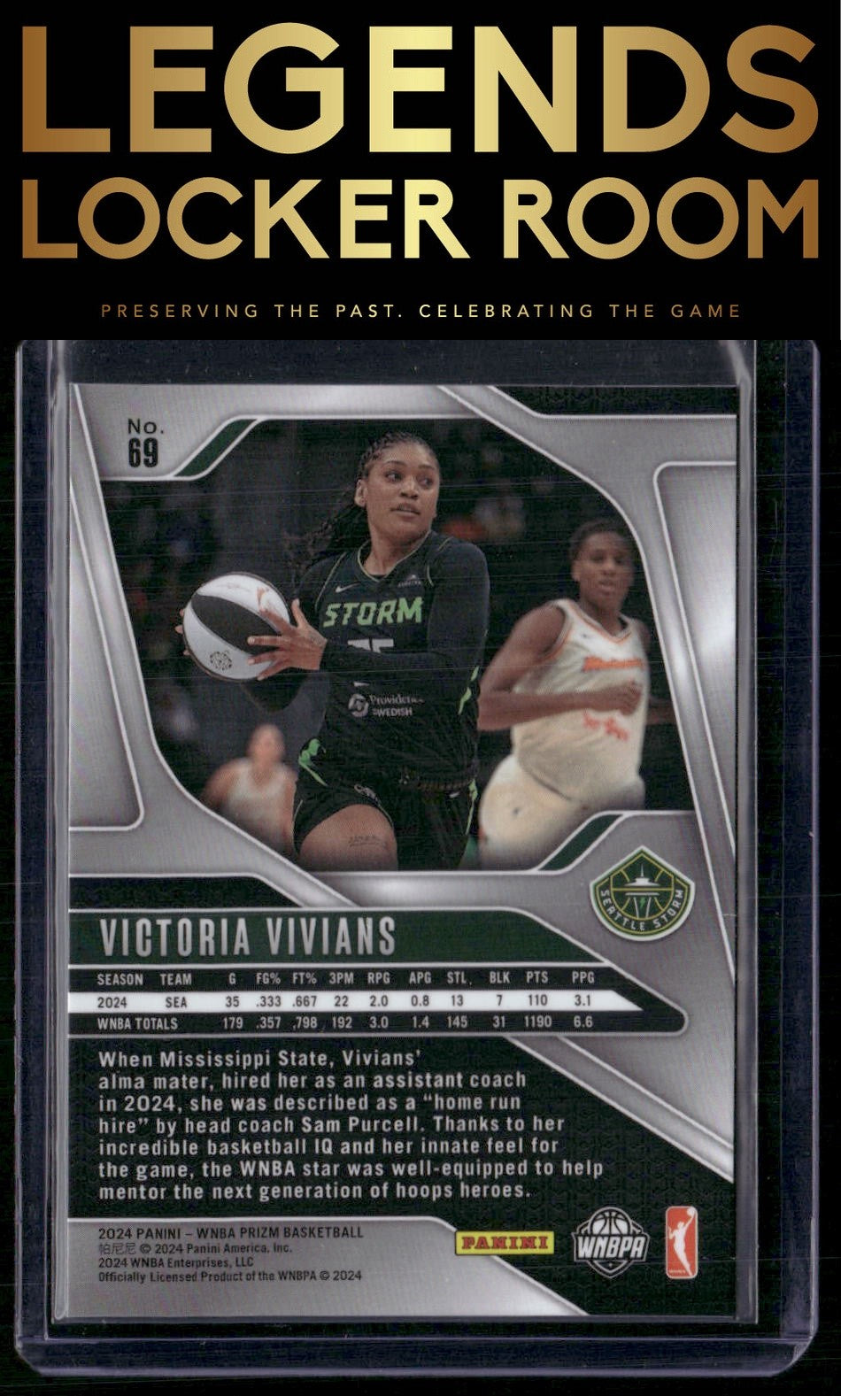 2024 Panini Prizm WNBA #69 Victoria Vivians