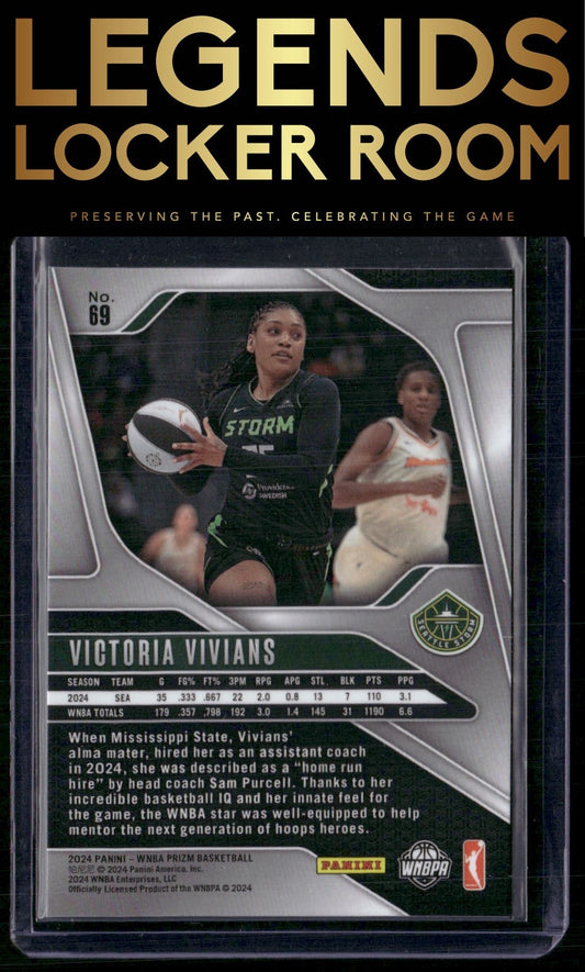 2024 Panini Prizm WNBA #69 Victoria Vivians