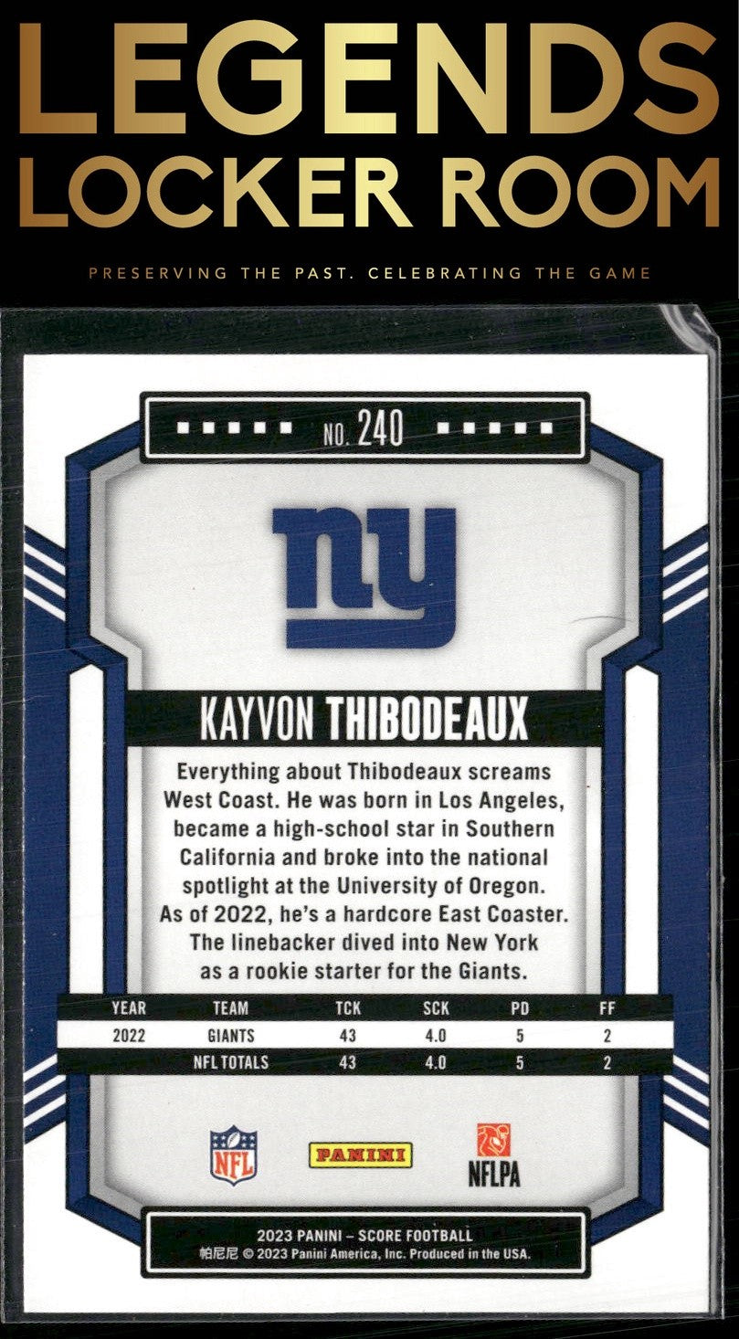 2023 Score #240 Kayvon Thibodeaux