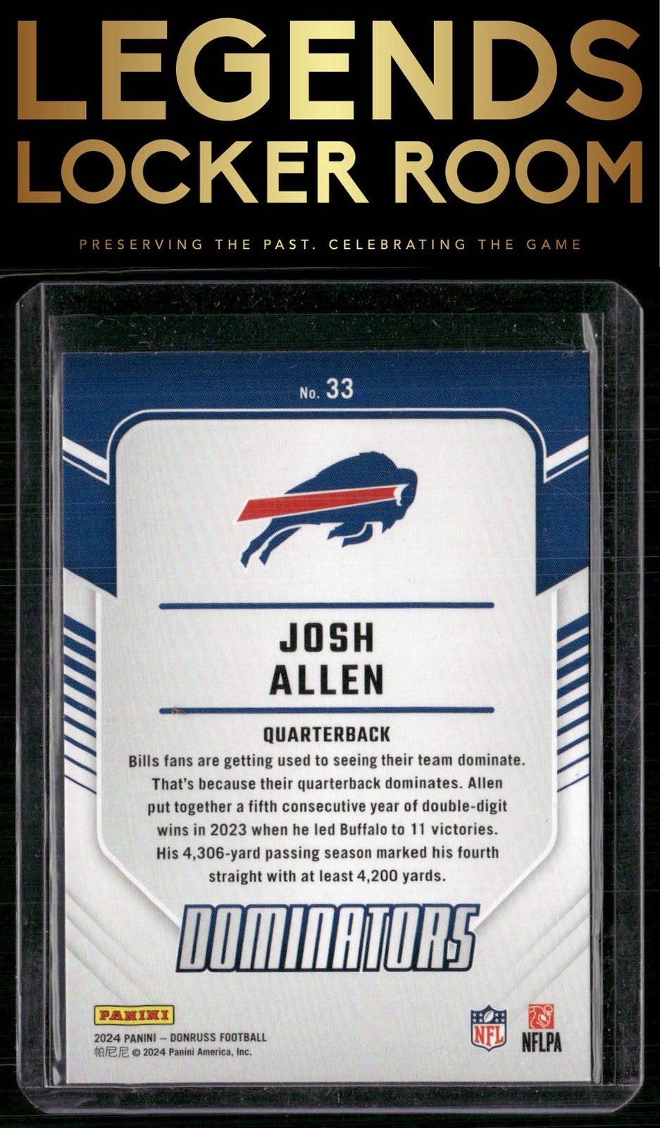 2024 Donruss #33 Josh Allen Dominators