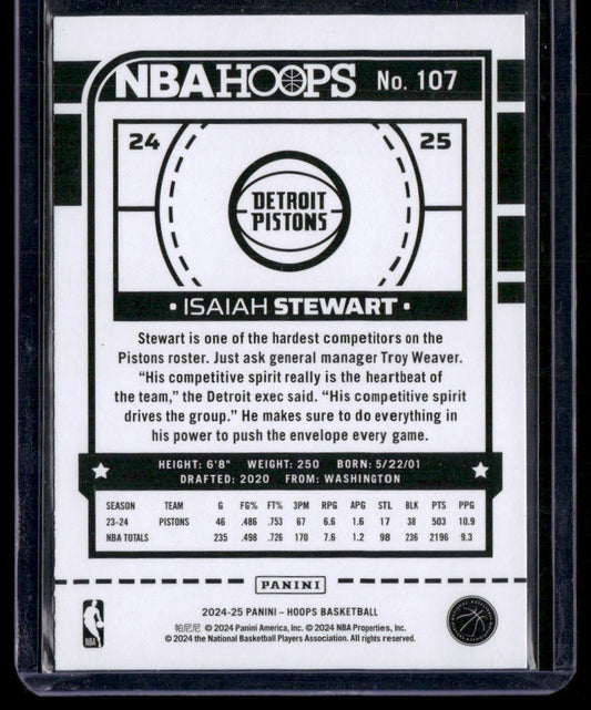 2024-25 Hoops #107 Isaiah Stewart