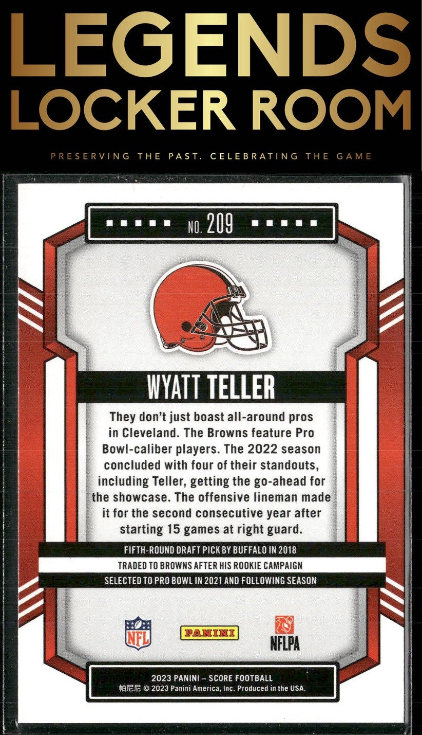 2023 Score #209 Wyatt Teller