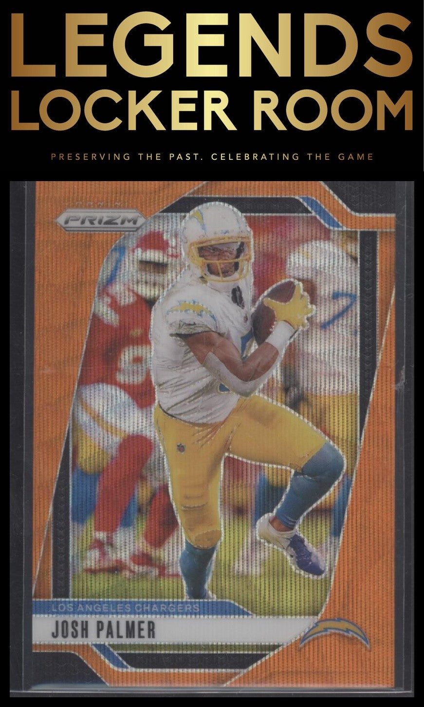2024 Panini Prizm #159 Josh Palmer Orange Wave #/60