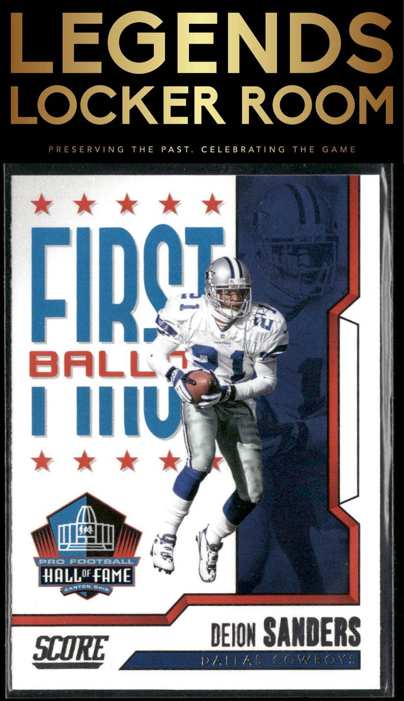 2023 Score #4 Deion Sanders First Ballot Red