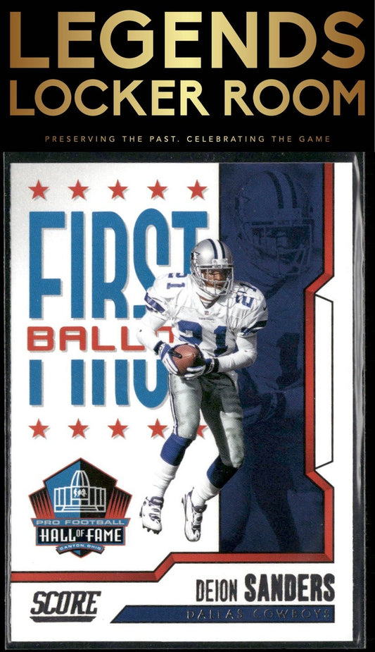 2023 Score #4 Deion Sanders First Ballot Red