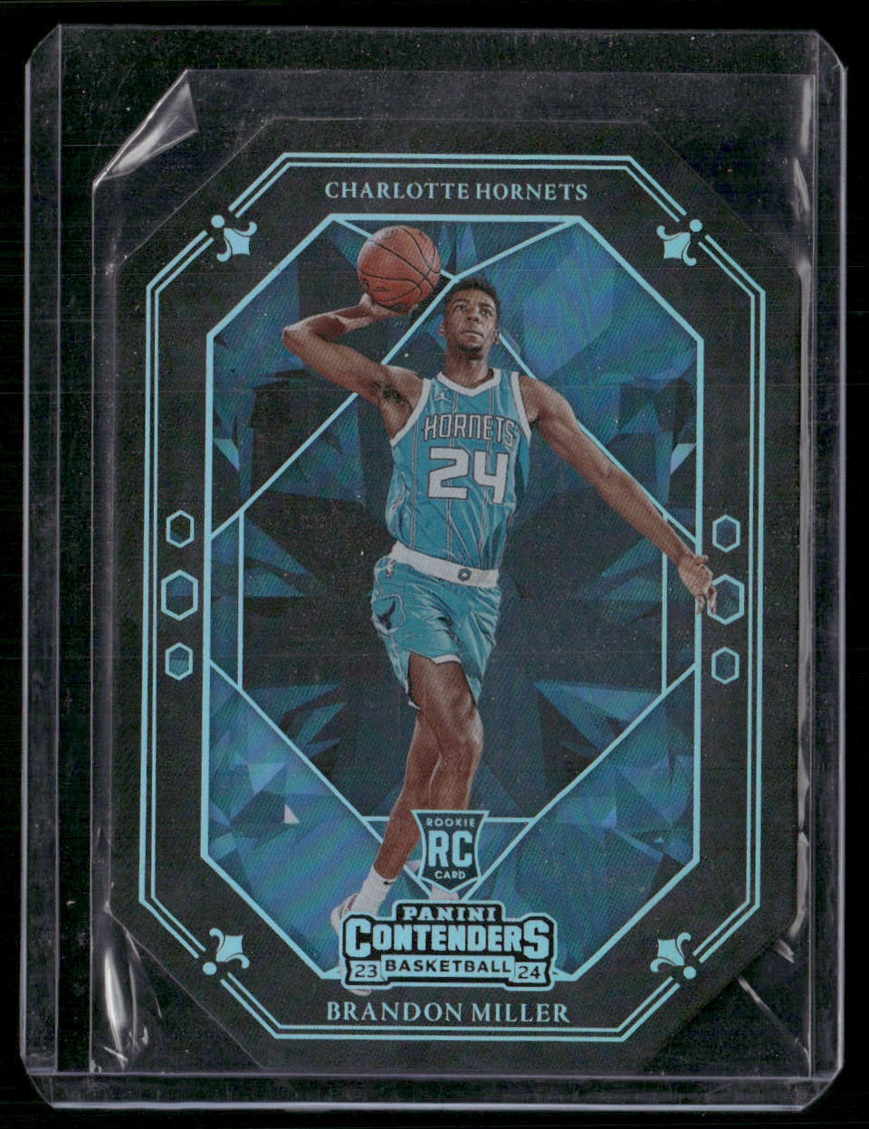 2023-24 Panini Contenders #22 Brandon Miller Crown Jewels