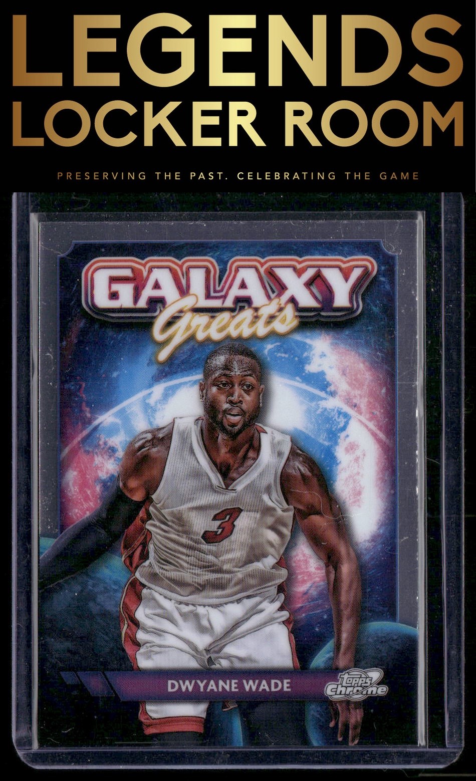 2023-24 Topps Chrome Cosmic #GG-8 Dwyane Wade Galaxy Greats