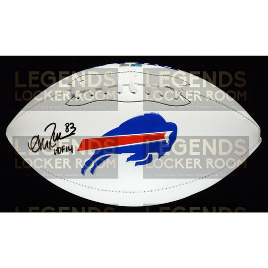 Andre Reed Signed Buffalo Bills Logo Football - Inscribed "HOF 14" 