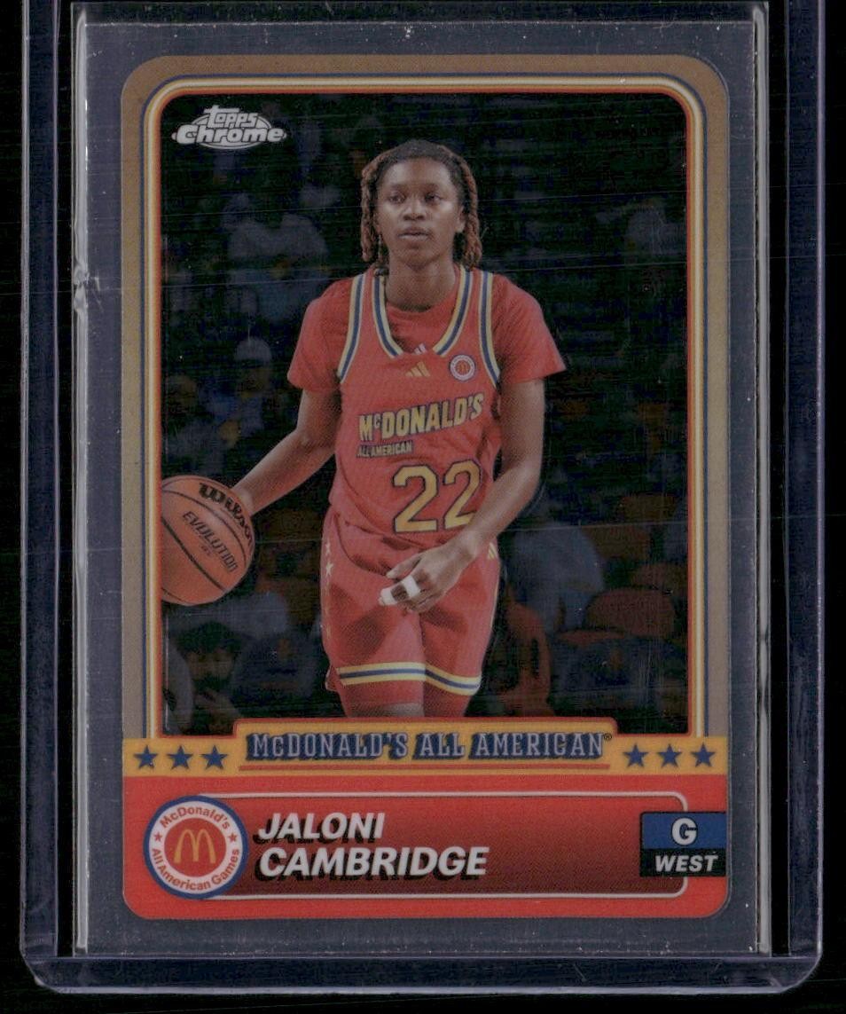 2024 Topps Chrome McDonald's All-American #14 Jaloni Cambridge