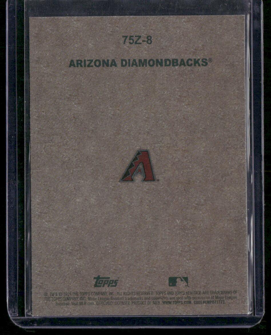 2024 Topps Heritage AZ Diamondbacks 1975 Topps Zoo's Who Stick-Ons