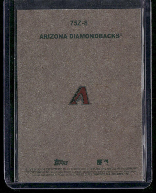 2024 Topps Heritage AZ Diamondbacks 1975 Topps Zoo's Who Stick-Ons