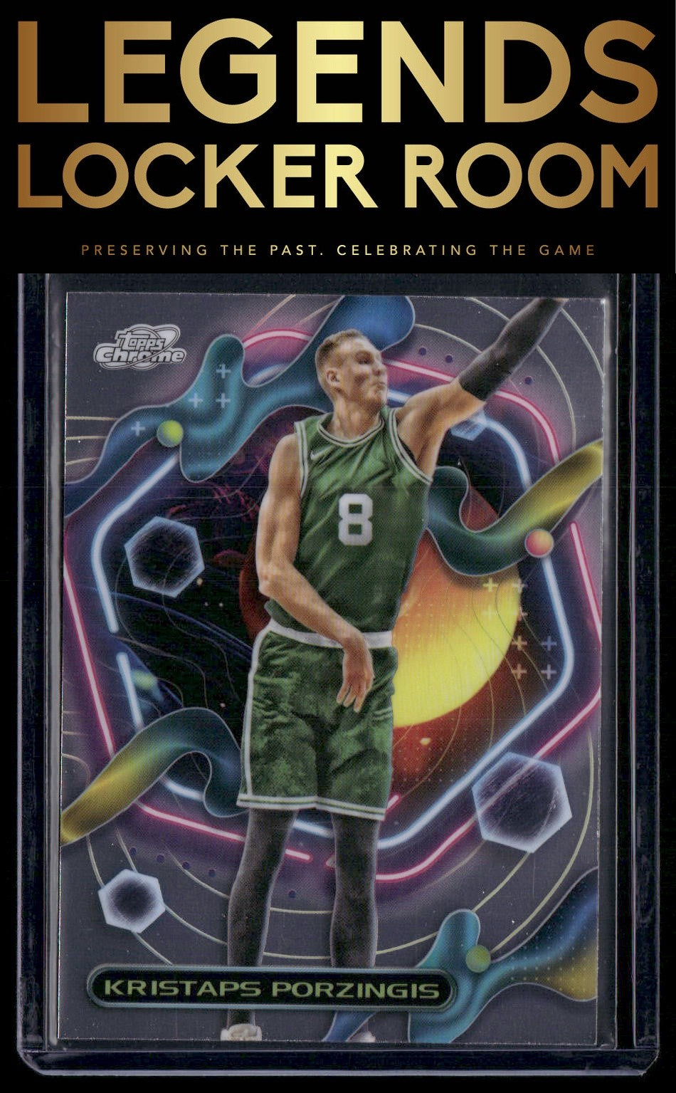 2023-24 Topps Chrome Cosmic #10 Kristaps Porzingis