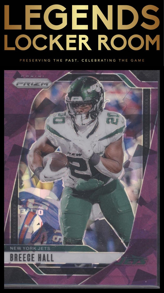 2024 Panini Prizm #223 Breece Hall Purple Ice #/225