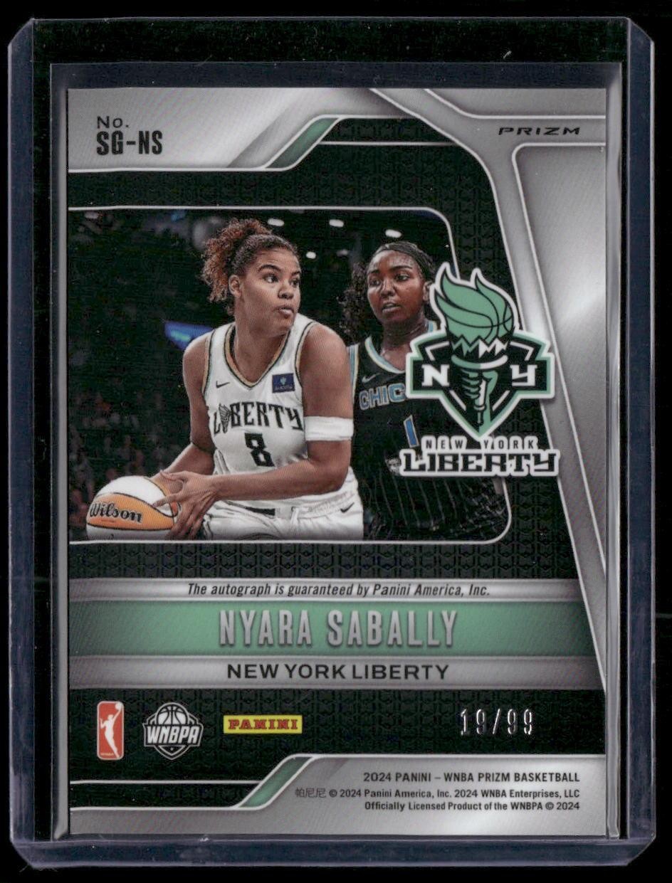 2024 Panini Prizm WNBA #SG-NS Nyara Sabally Signatures Prizms Red #/99