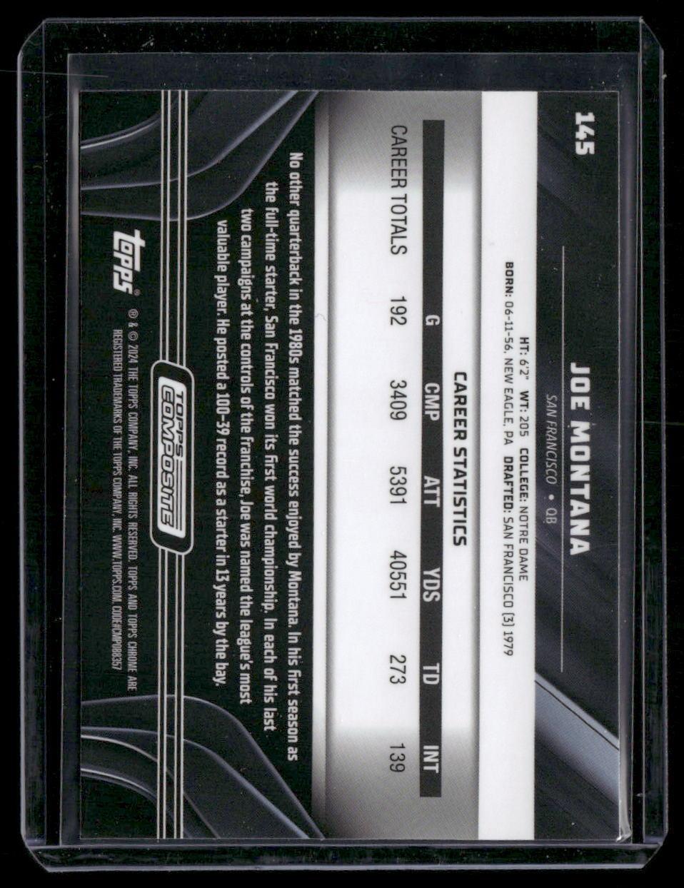 2023 Topps Composite #145 Joe Montana