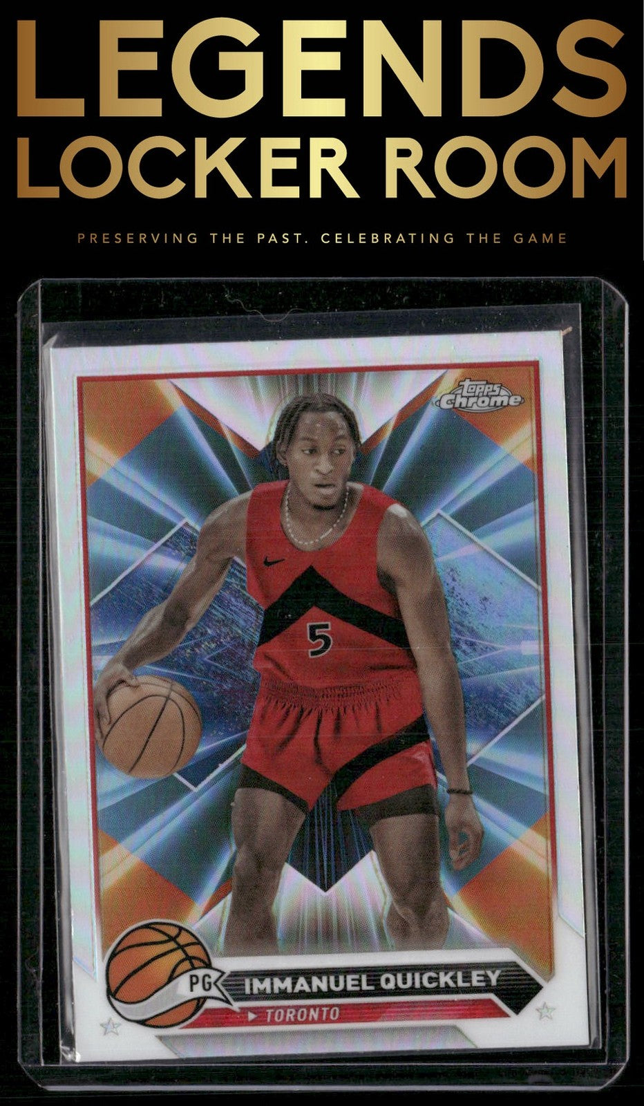 2023-24 Topps Chrome #131 Immanuel Quickley Refractors