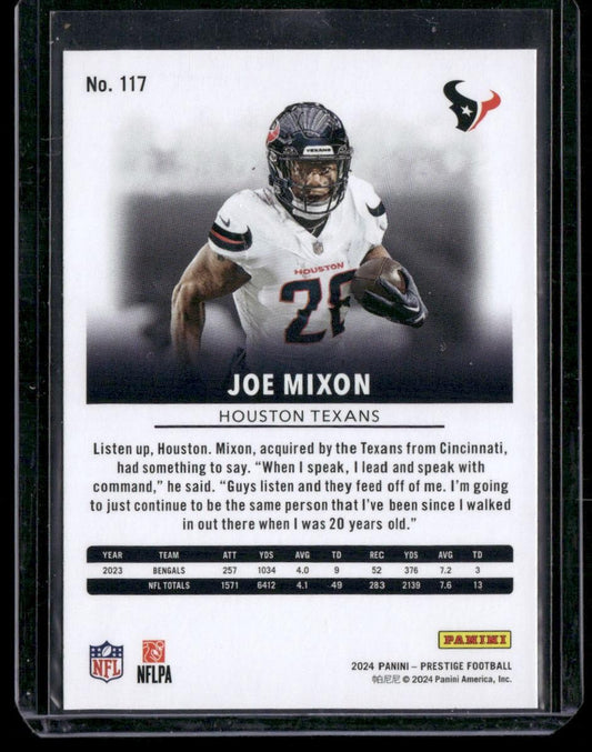 2024 Panini Prestige #117 Joe Mixon