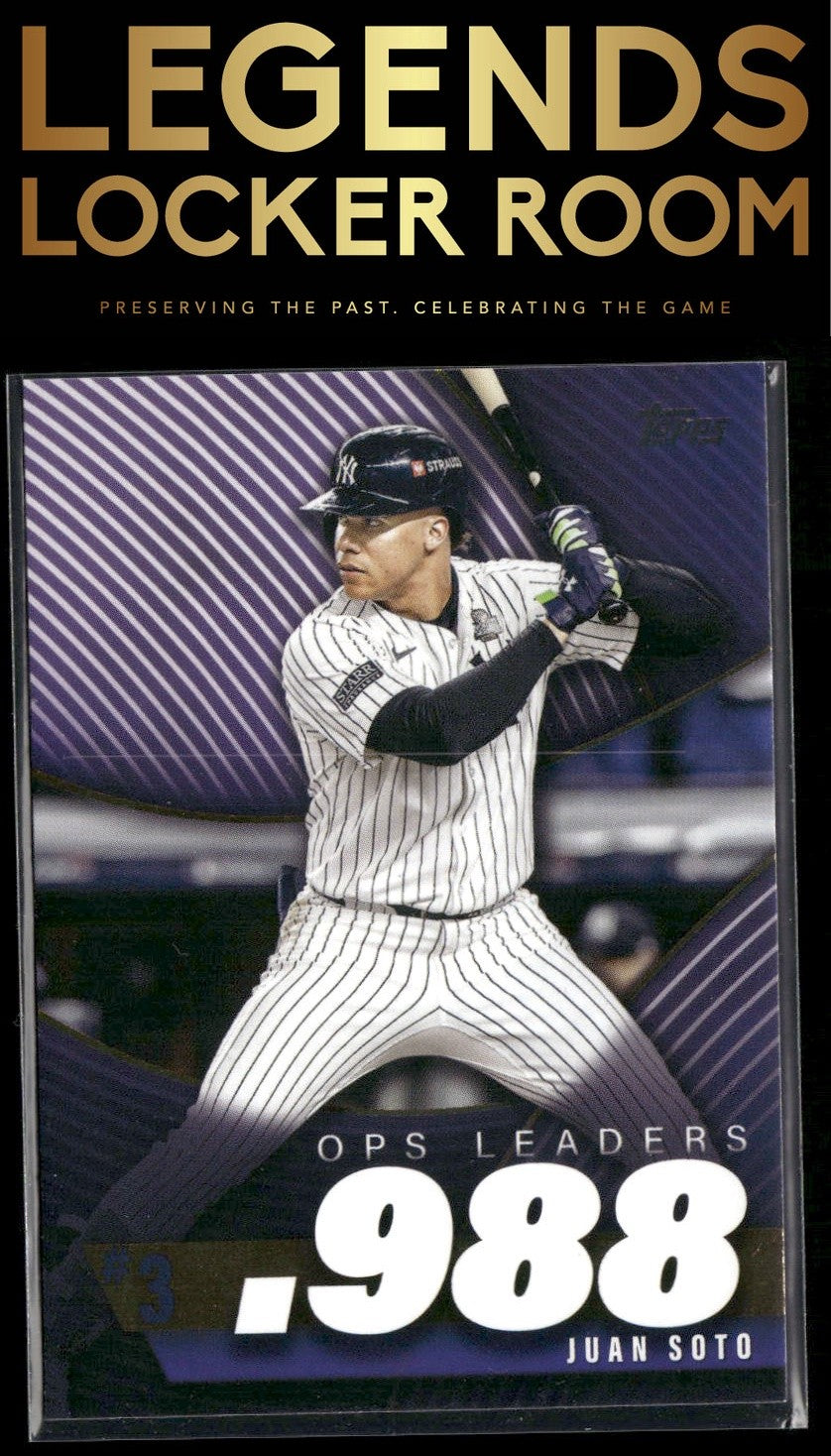 2025 Topps #OPS-3 Juan Soto OPS Leaders