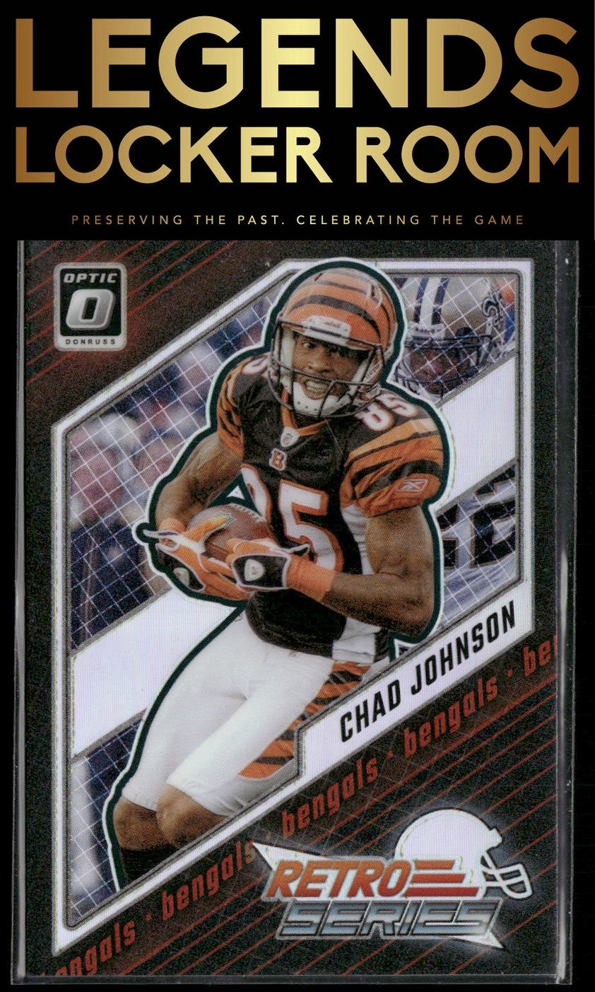 2023 Donruss Optic #6 Chad Johnson Retro Series Silver Holo