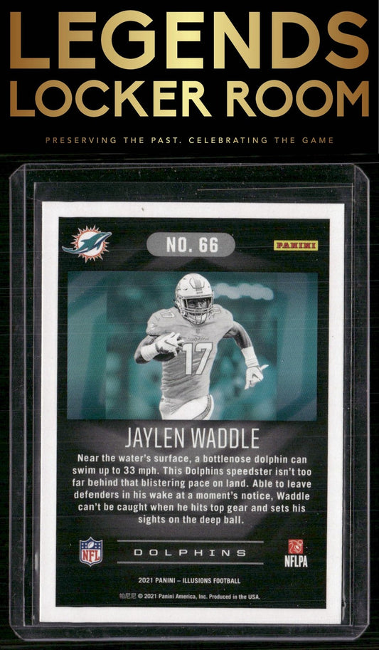 2021 Panini Illusions #66 Jaylen Waddle Retail