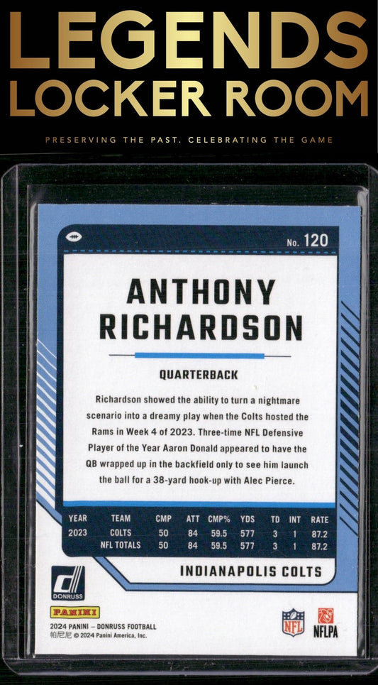 2024 Donruss #120 Anthony Richardson