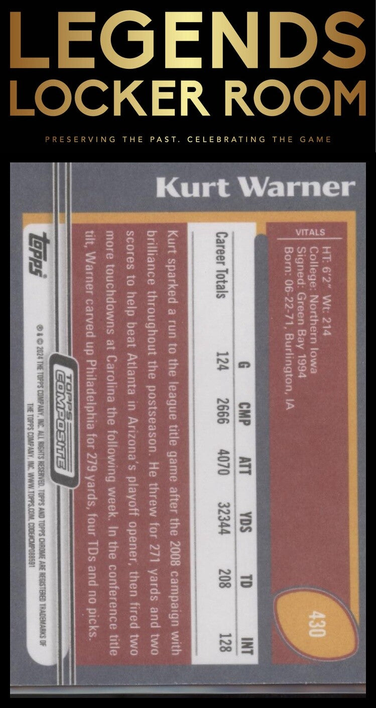 2023 Topps Composite #430 Kurt Warner