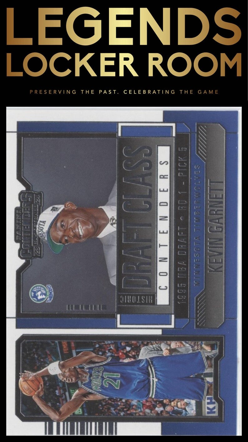 2023-24 Panini Contenders #2 Kevin Garnett Historic Draft Class Contenders