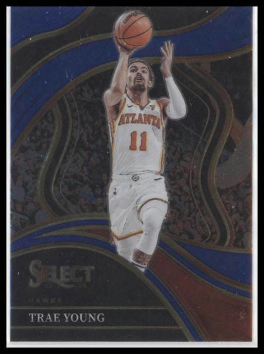 2023-24 Panini Select #243 Trae Young Blue (Retail Base)