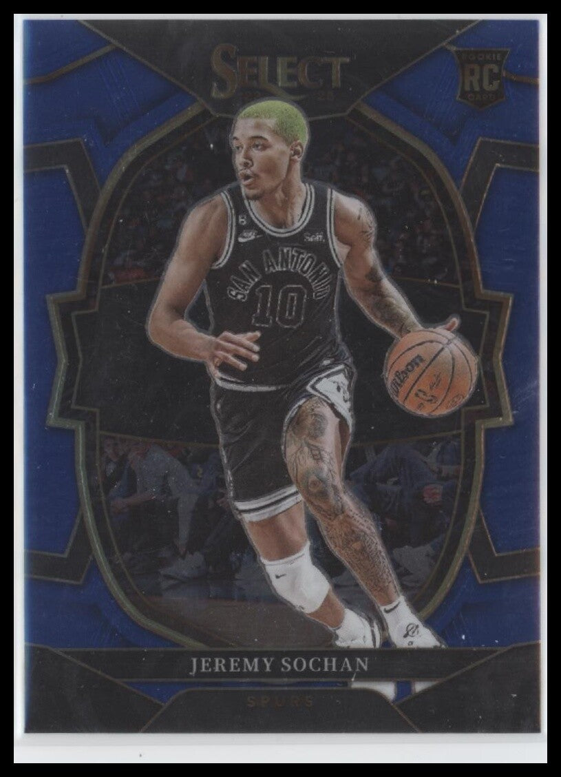 2022-23 Panini Select #86 Jeremy Sochan Blue (Retail Base)