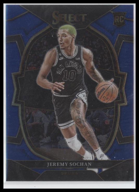 2022-23 Panini Select #86 Jeremy Sochan Blue (Retail Base)