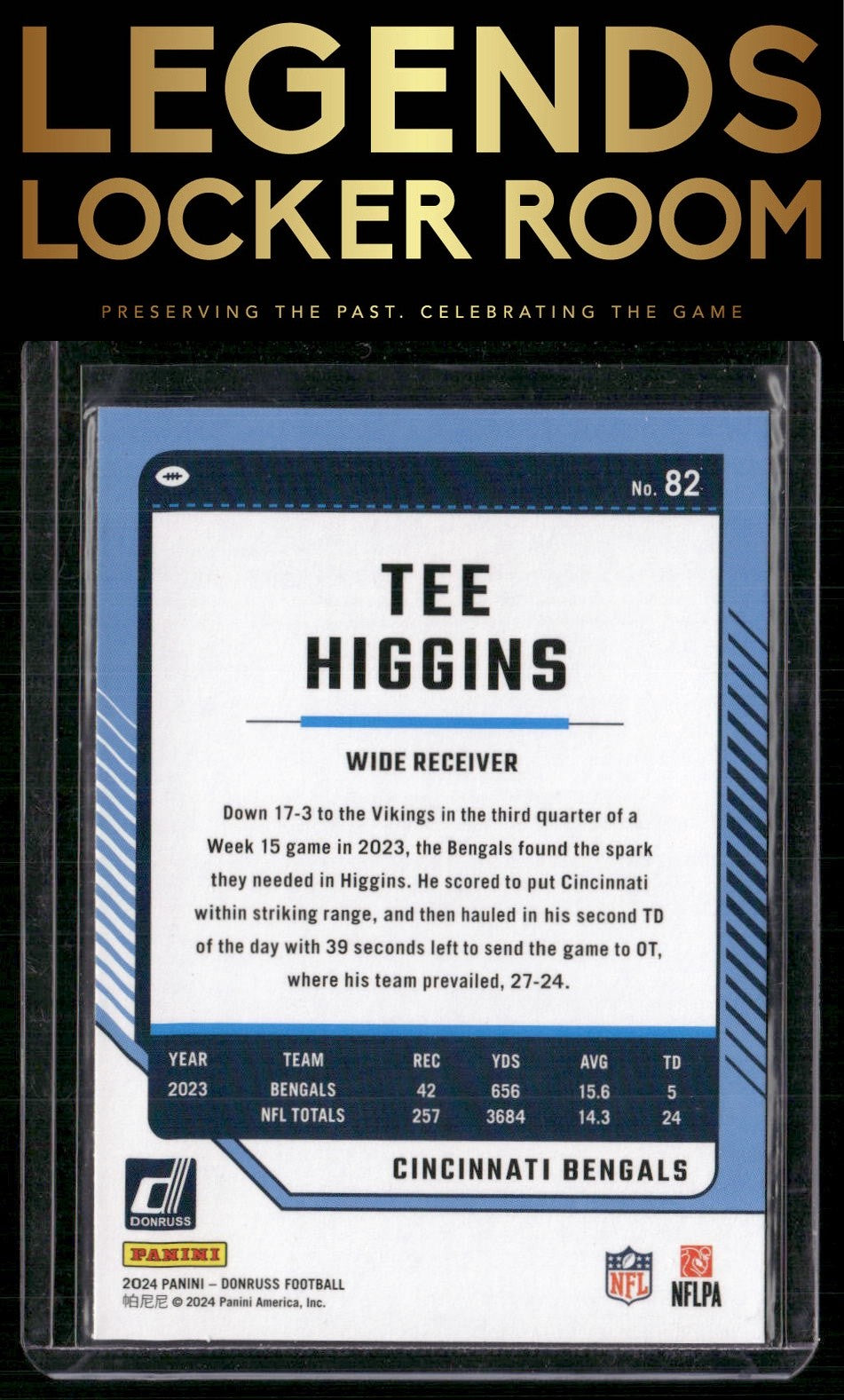 2024 Donruss #82 Tee Higgins