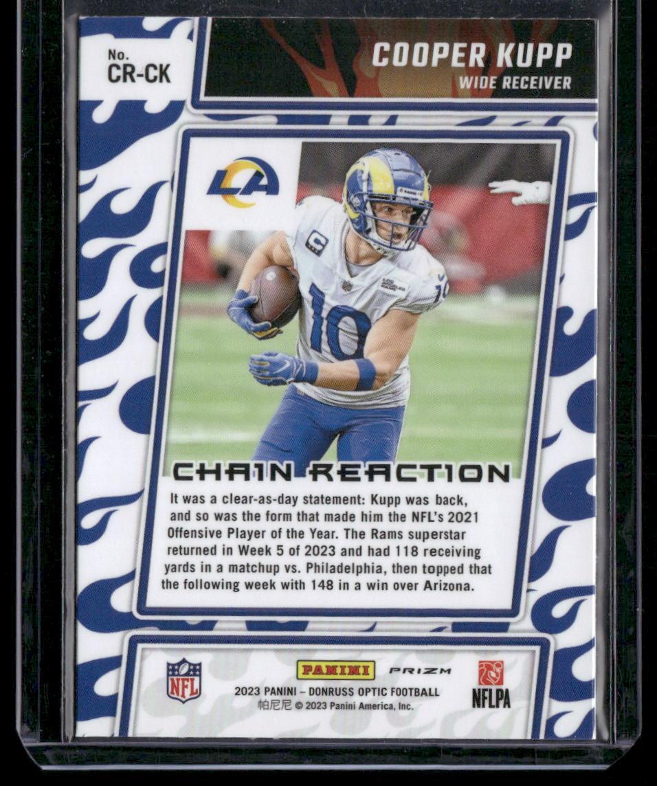 2023 Donruss Optic #CR-CK Cooper Kupp Chain Reaction