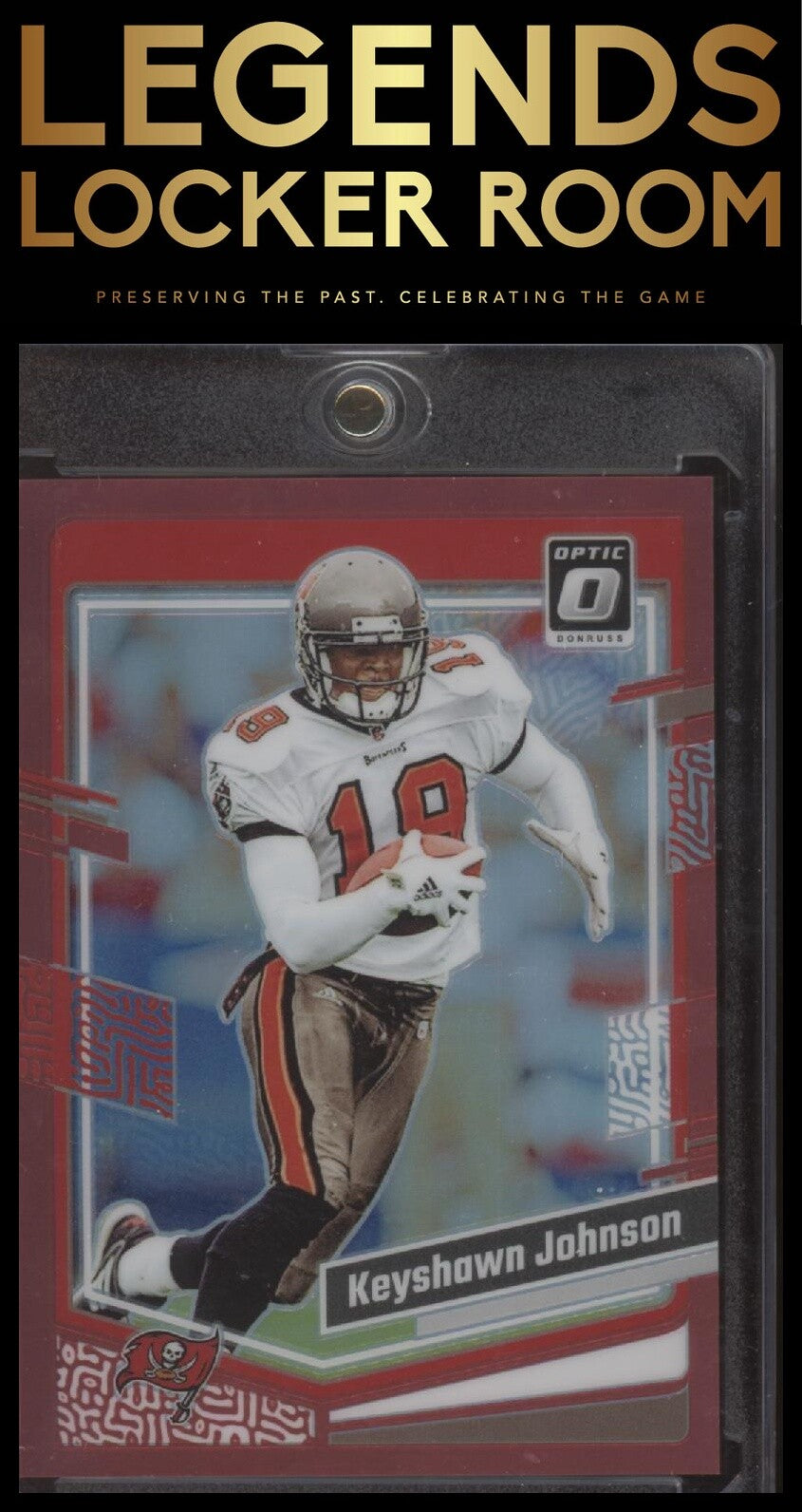 2023 Donruss Optic #184 Keyshawn Johnson Red #/99